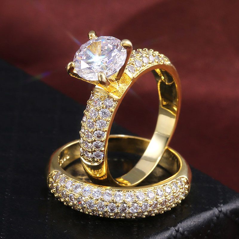 2020 Love Couple Diamond Rings Wedding Engagement & Party Ring For Lady