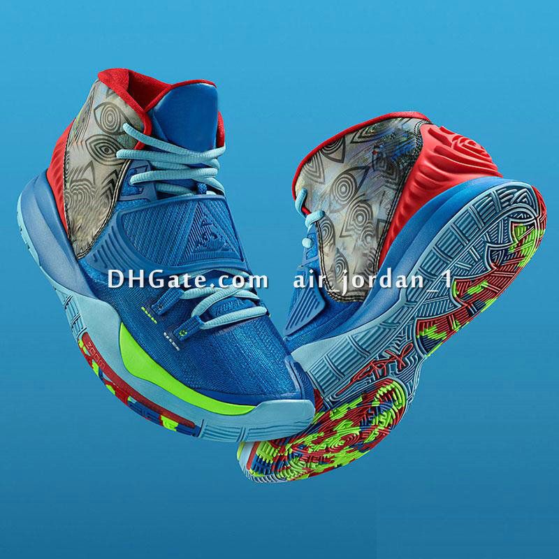 Nike Kyrie 6 P Stitching Casual Sneakers Lazada Singapore
