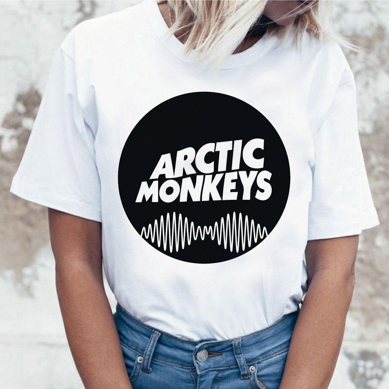 Camiseta arctic monkeys feminina Clearance