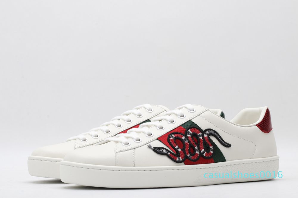 white trainers with leopard print stripe