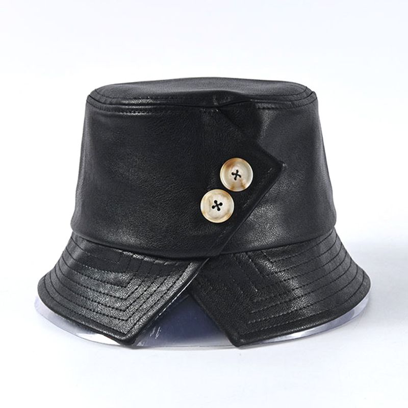 leather fishing hat