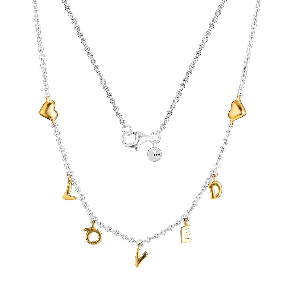 Script Necklace Womens Valentine Gifts 