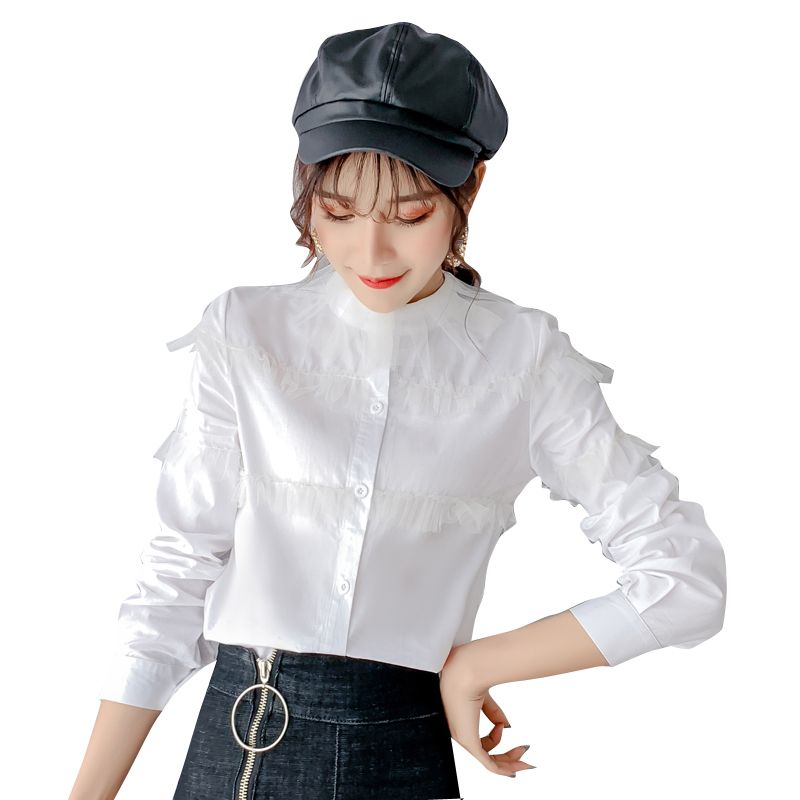 camisa blanca abierta