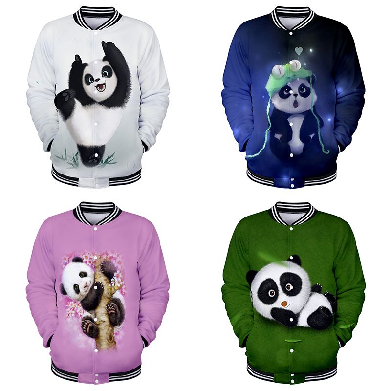 Compra Chaquetas De Hombre Impresión De Moda Panda Panda Cute Dibujos  Animados Disfraz De Béisbol 3D Capa De Béisbol Hombres Mujeres Sudadera  Sudadera Sudaderas De Manga Larga Tops Barato | Entrega Rápida