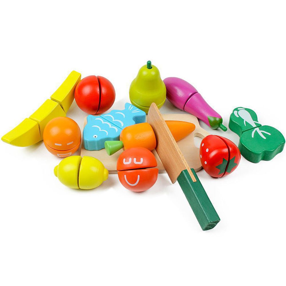 wooden food toys