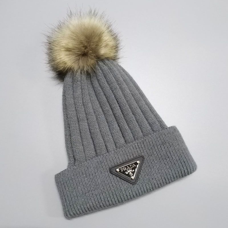 Prada pom pom hat Clearance