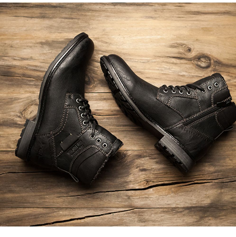 mens lace up winter boots
