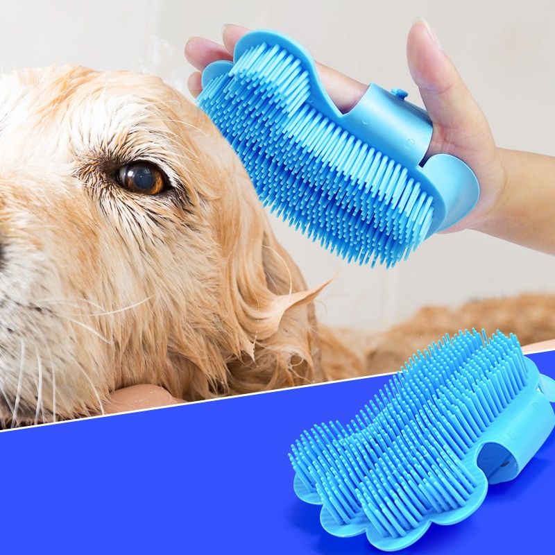 2020 Pet Bath Shower Massager Soft Brush Adjustable Dog Bath Glove