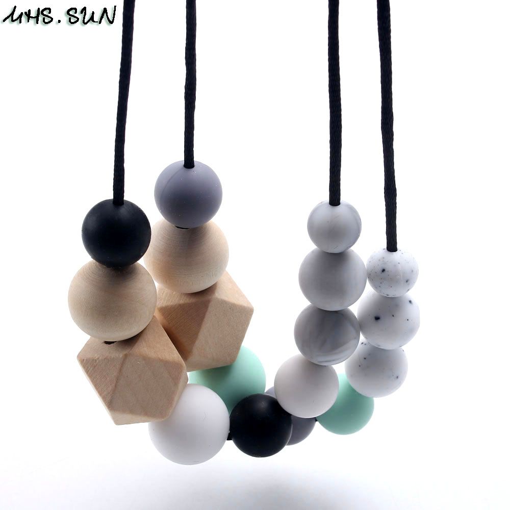 teething beads necklace