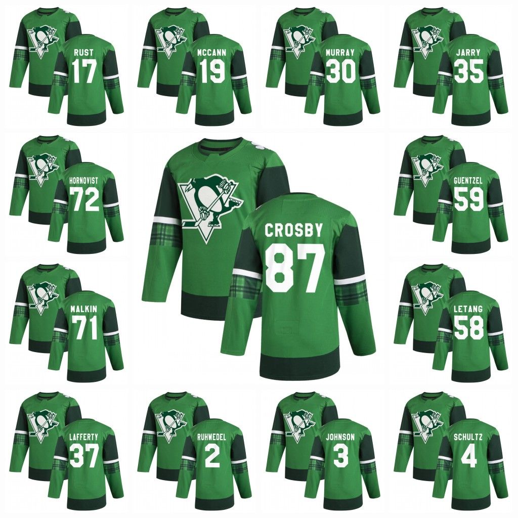 sidney crosby st patrick's day jersey