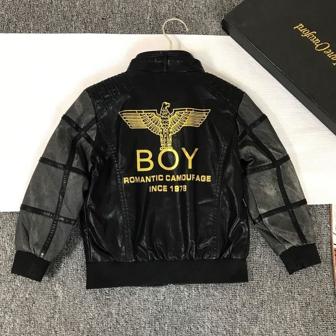 jaqueta de couro para crianças