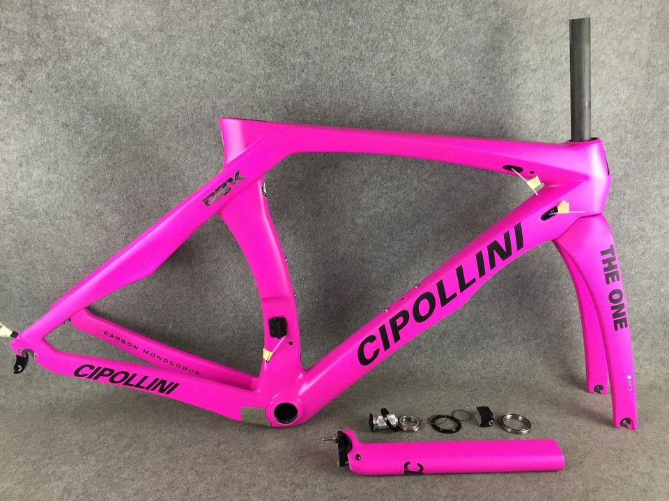 2021 RB1K THE ONE Pink Carbon Road Frame Set Road Bicycle Frame Full Carbon Fiber Road Bike