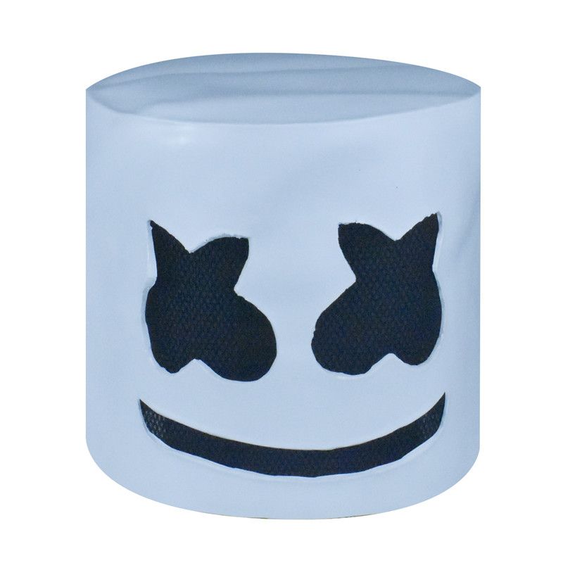 Halloween Mask Marshmello DJ Cosplay Helmet Cap Party Mask Props