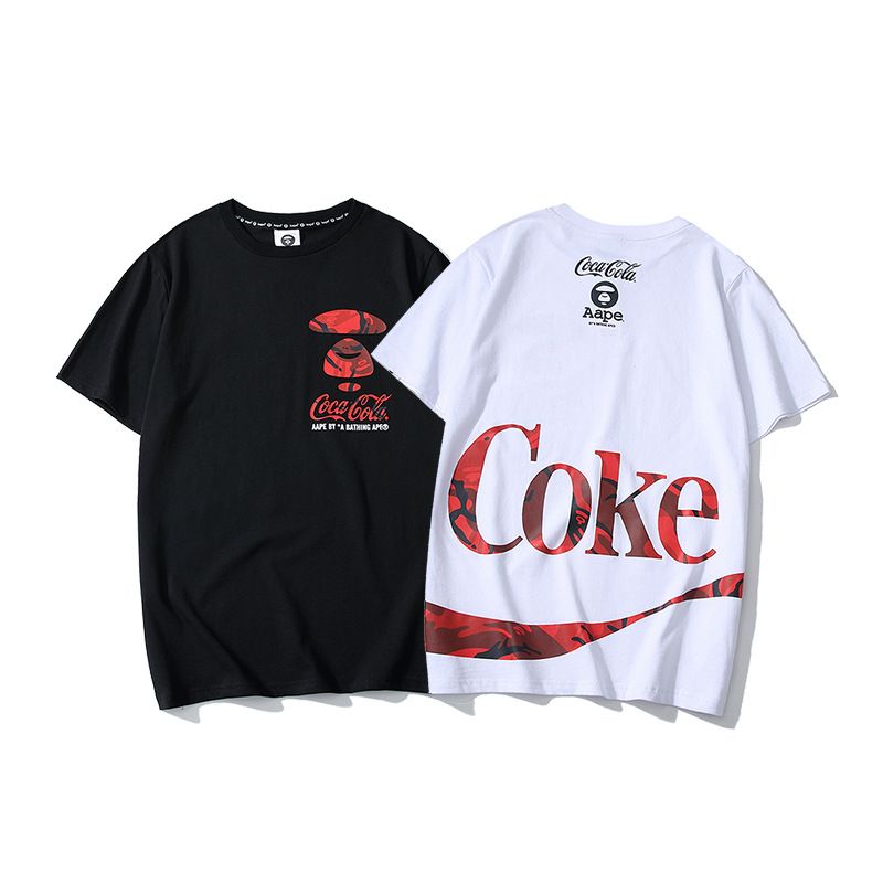 Acquistare 2019 Estate Desinger Uomo Donna Apes Coca Cola T Shirt Moda  Girocollo Manica Corta Classica Camo Stampato Uomo Top Tees Cotone Casual T  Shirt Economico | Consegna Veloce E Qualità | It.Dhgate