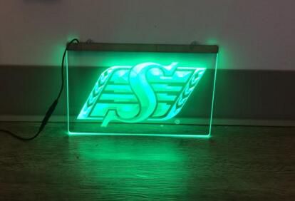 compre letrero de luz led de neon led saskatchewan roughriders 1 g a 8 5 del jack2395058480 dhgate com