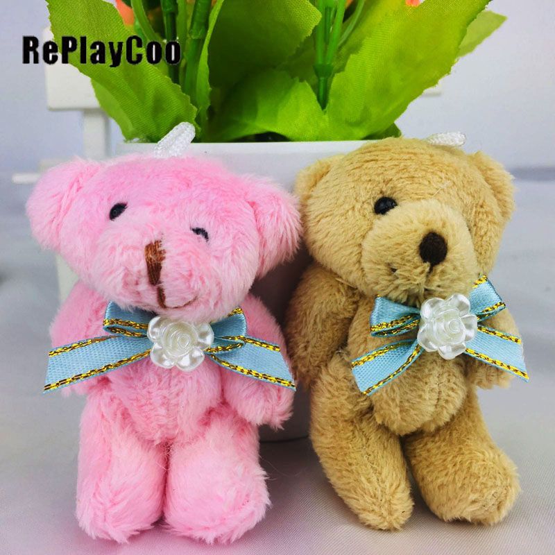 21 Kawaii Small Joint Teddy Bears Stuffed Plush With Bow Tie 8cm Teddy Bear Bear Ted Bears Plush Toys Wedding Jax026 From Fujunze 40 21 Dhgate Com