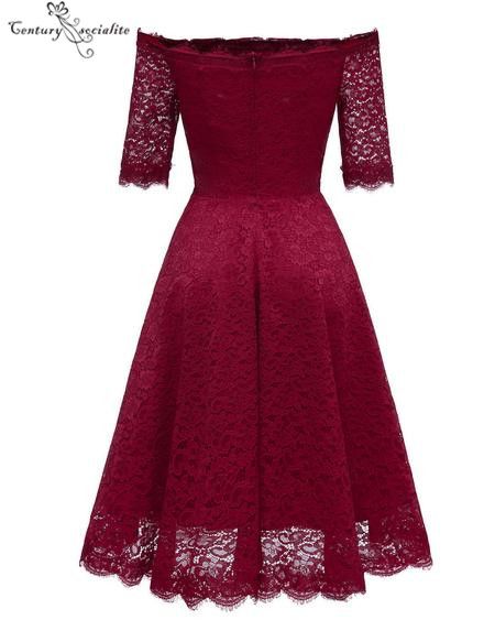 burgundy bridesmaid dresses knee length