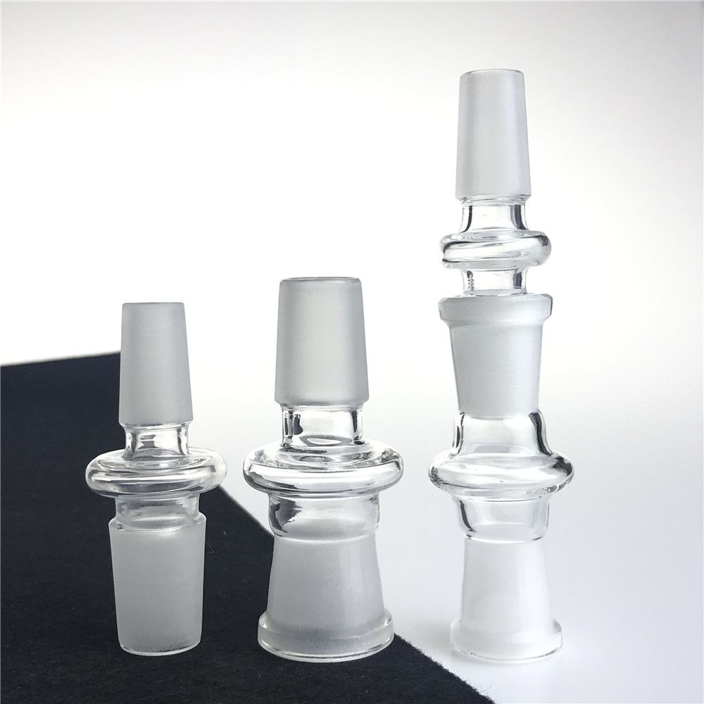 2021 Glass Bong Adapter Smoking Water Pipes With 14mm 18mm Male Female