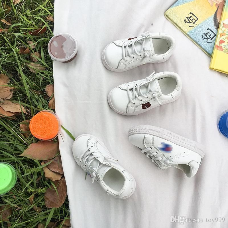 White Shoes Child Sneakers Casual Shoes 