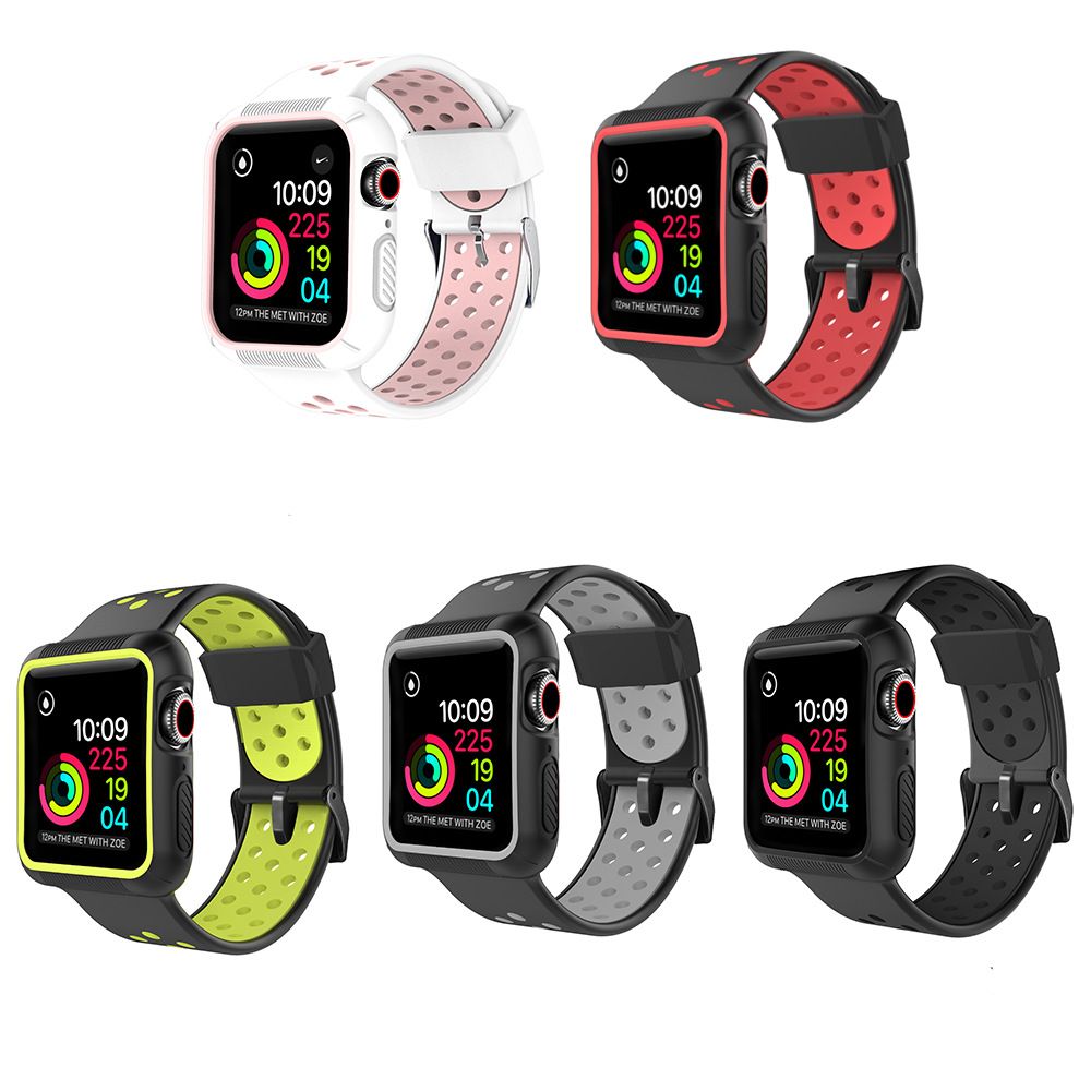 For Apple Watch Series 4 5 Iwatch 40mm 44mm Tough Full Protective Case Sport Band Strap Cover Watch Leather Strap Leather Strap Watch From Kwell1943 16 08 Dhgate Com