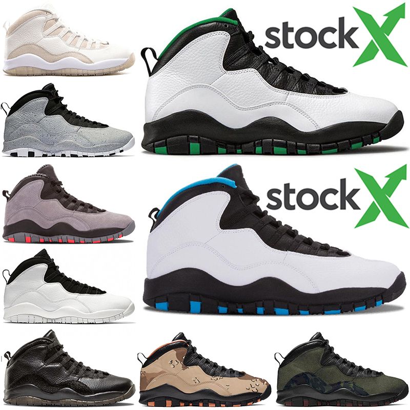 Nike Air Jordan Retro 10 10s Moda Superior Jumpman 10s Zapatos De  Baloncesto De Seattle Polvo
