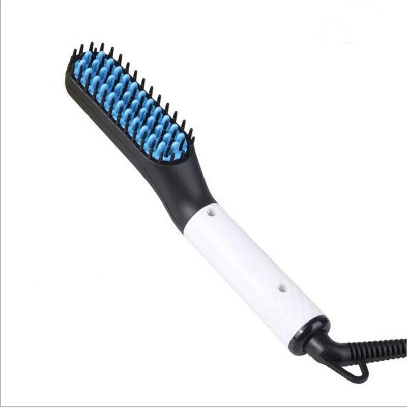 2019 Wholesale Men Beard And Hair Straightener Styler Comb 2 In 1