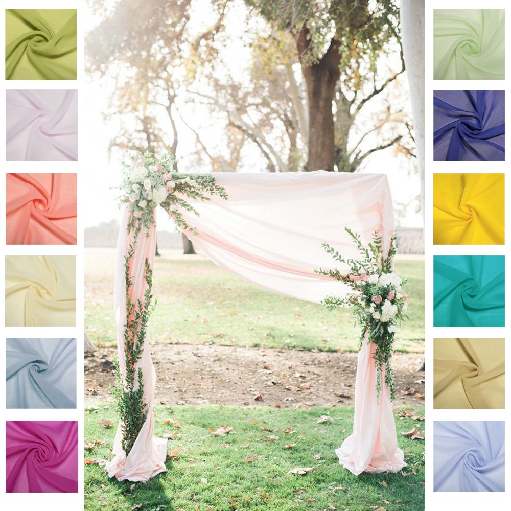 6 Meters Long Wedding Backdrop Swag Party Curtain Celebration