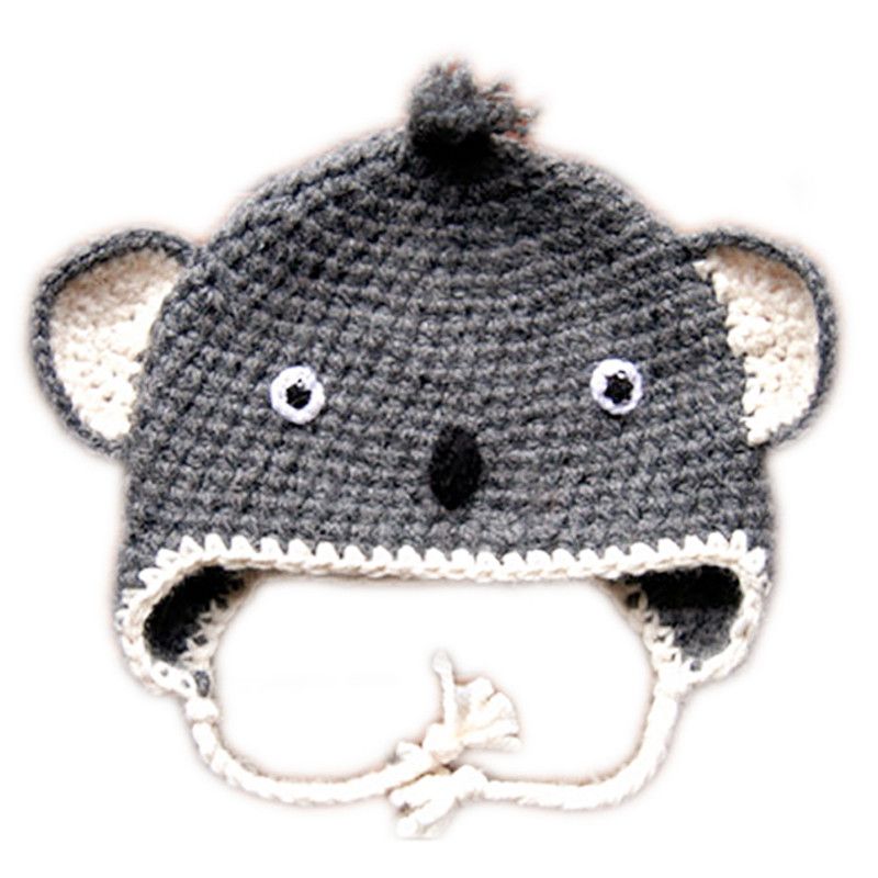 crochet koala hat
