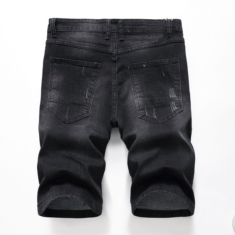 Acquistare Pantaloncini Di Jeans Uomo Pantaloncini Di Jeans Elasticizzati  Pantaloni Corti Felpa Di Colore Nero Pantaloncini Estivi Grigio Plus Taglia  S M L XL 2XL 3XL 4XL Economico | Consegna Veloce E