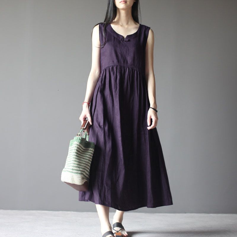 loose linen dress