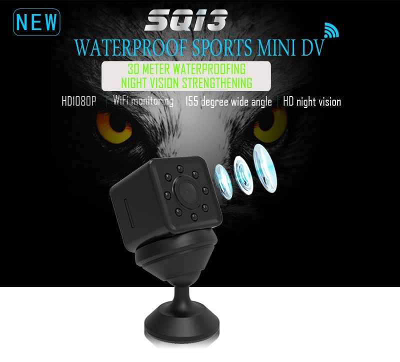 SQ13 Full HD 1080P Mini WiFi Camera Sport DV Recorder Night Vision Camcorder DVR