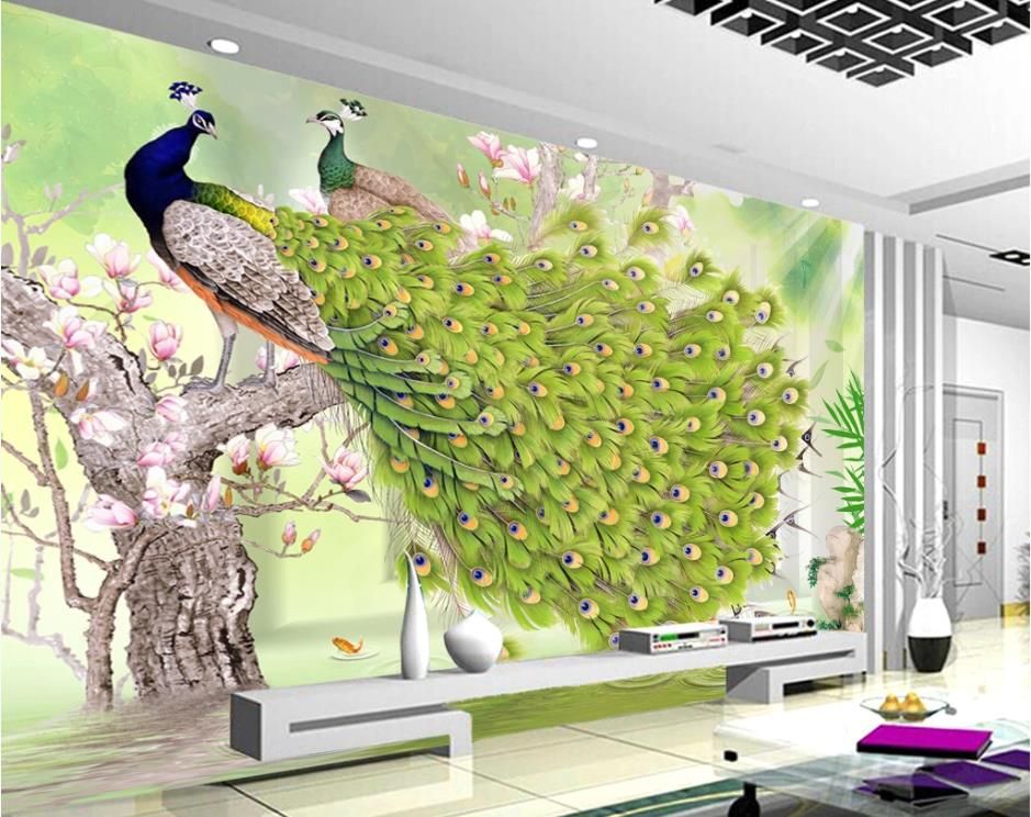 papel pintado moderno de salón verde del pavo real de fondos de pantalla Rich flores y papel pintado moderno de salón verde del pavo real de fondos de pantalla Rich flores y