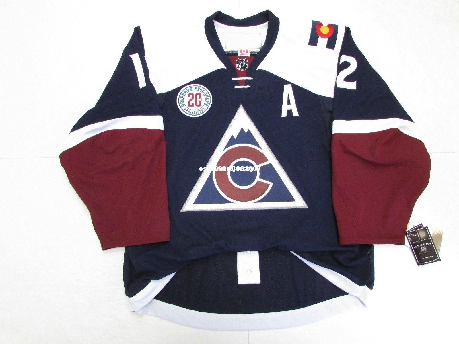 avalanche 20th anniversary jersey
