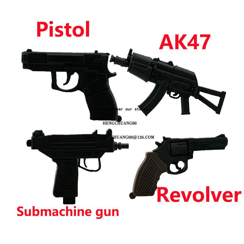 Pen Drive Gun Usb Flash Drive 4Gb 8Gb 16Gb 32Gb 64Gb Usb Drive Handgrenade 