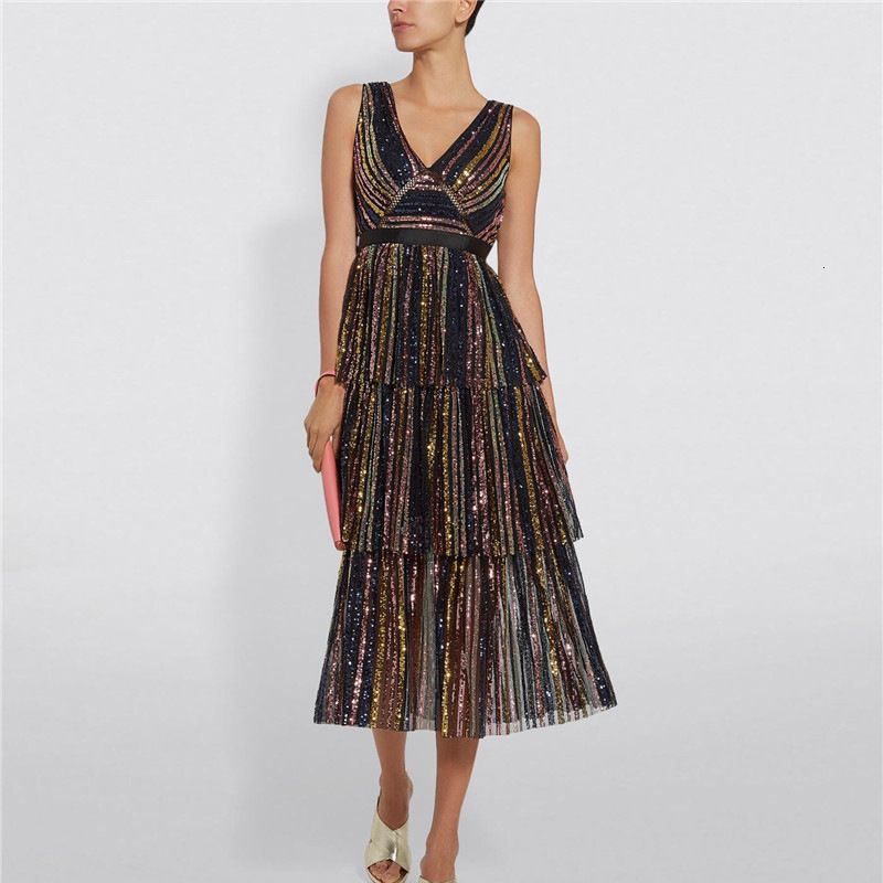 colourful party dress