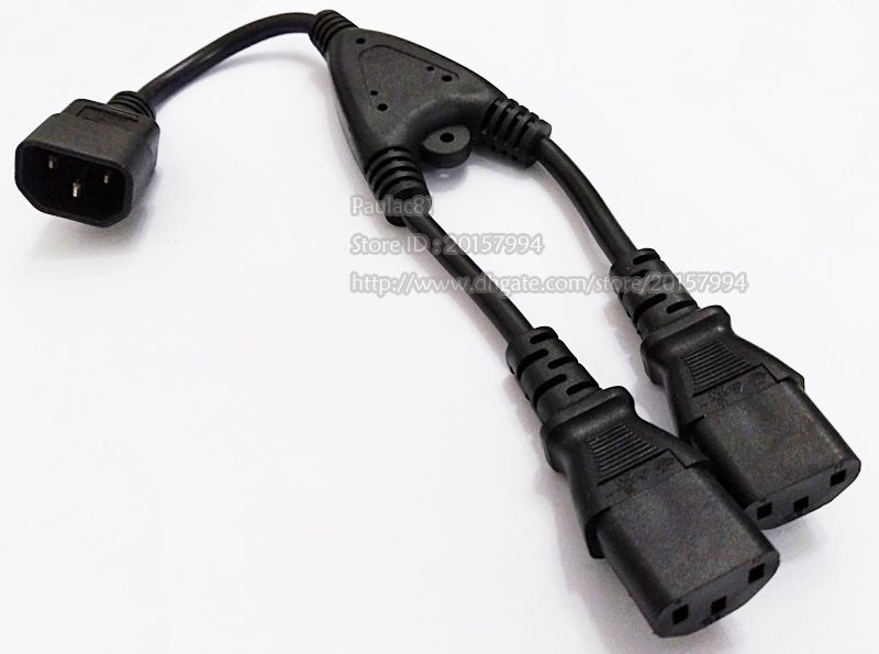 Eonvic IEC C14 Auf 6x C13 Y-Splitterkabel – 50 Cm, 10 A / 250 V, Für PC, Monitor, Server & Mehr
