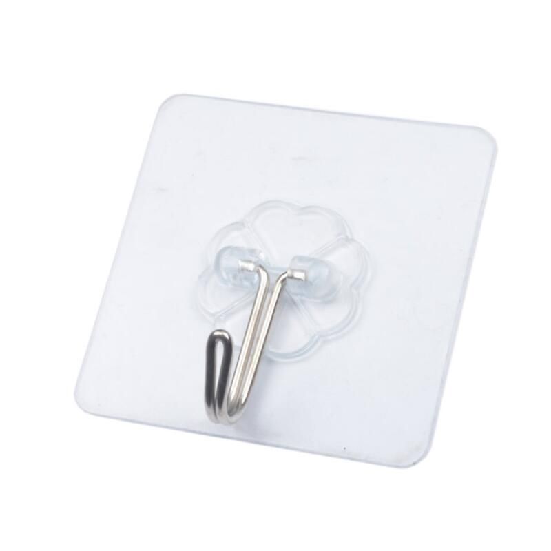 2019 Adhesive Hooks Kitchen Wall Hooks Heavy Duty Nail Free Sticky