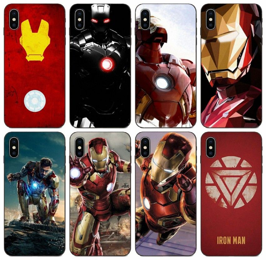 Inspired by Iron man phone case Iron man iPhone case 7 plus X XR XS Max 8 6 6s 5 5s se Iron man Samsung galaxy case s9 s9 Plus note 8 s8 s7 edge s6 s5 note gift art cover poster marvel suit tony stark