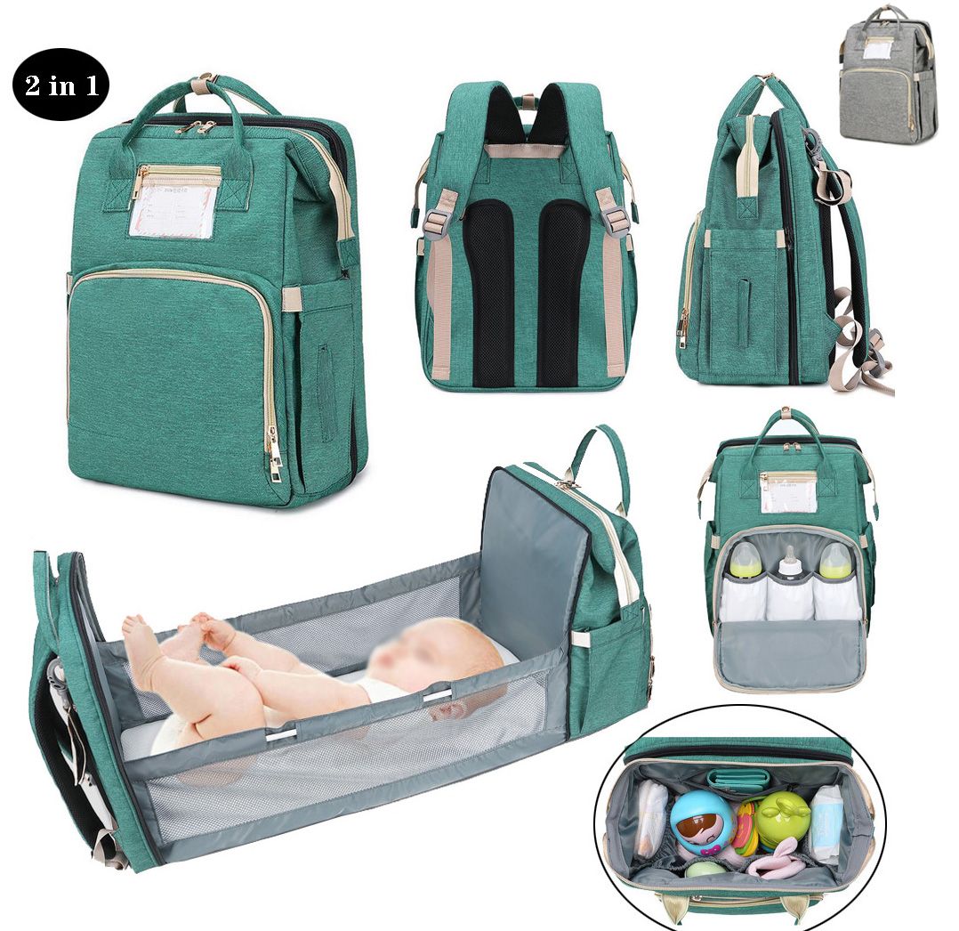 baby bag and bed in one