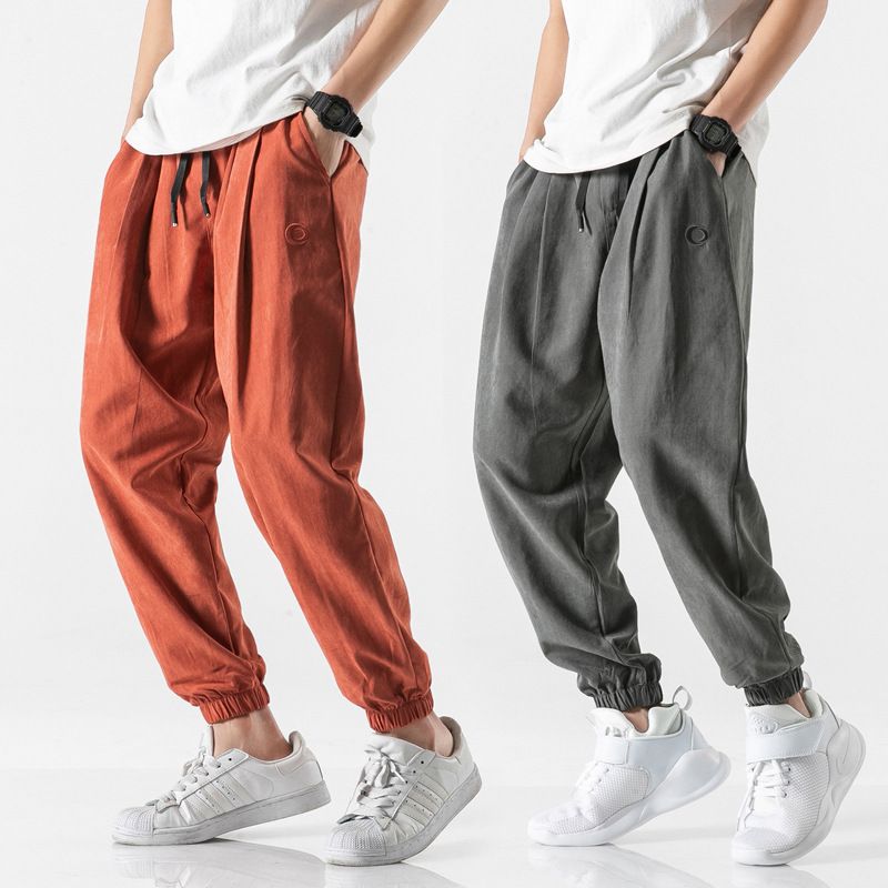 velvet joggers mens