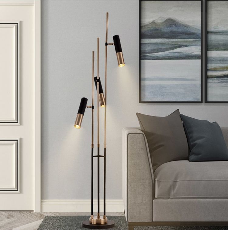 Modern Black Gold Floor Lamp Home Living Room Dining Bedroom Delightfull Ike Standing Light Fa058 2022 From Candy39 512 55 Dhgate Mobile Modern Black Gold Floor Lamp Home, Black Gold Floor Lamp