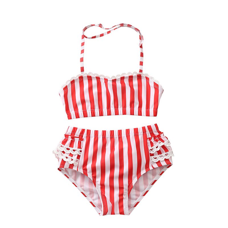 Bebé para niños Cinta de rayas Traje de baño Traje de baño Bebé para niños Cinta de rayas Traje de baño Traje de baño