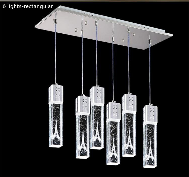 6 lights rectangular