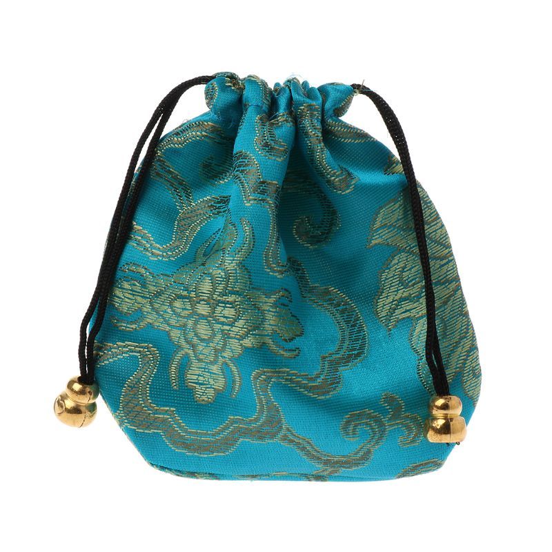 NUOLUX Sacchetto di gioielli 12pcs borsa di seta sacchetto regalo borse borsa ricamo gioielli sacchetto della moneta 