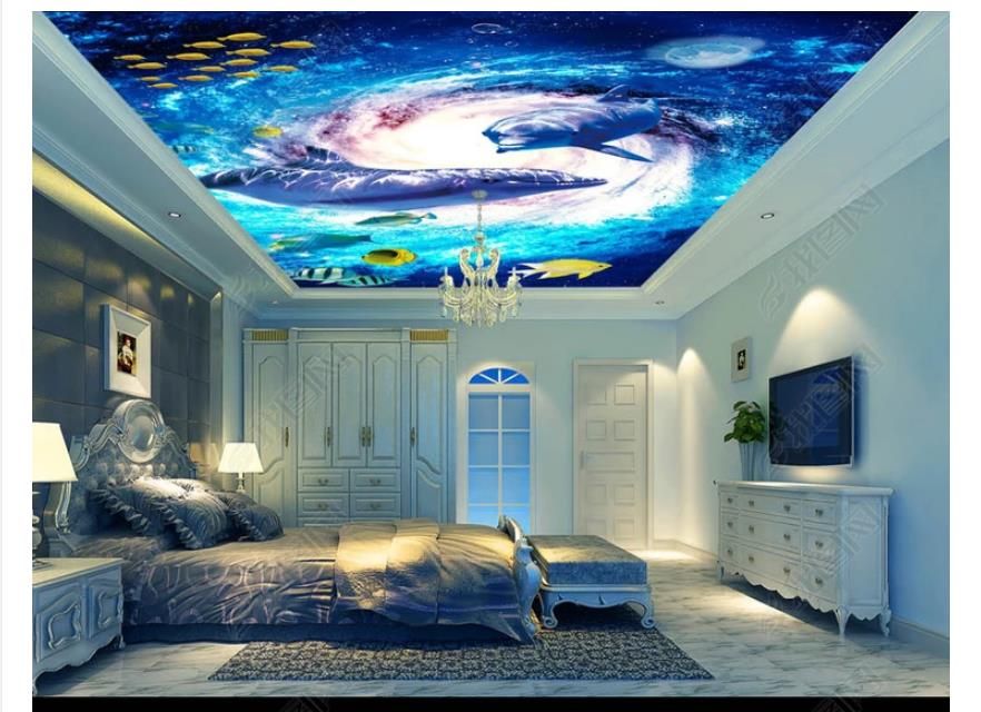 Custom 3d Photo Zenith Wallpaper Mural Interior Decoration 3d Hd