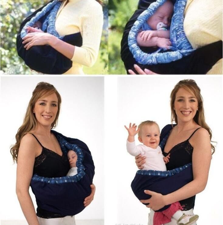 nursing newborn in wrap