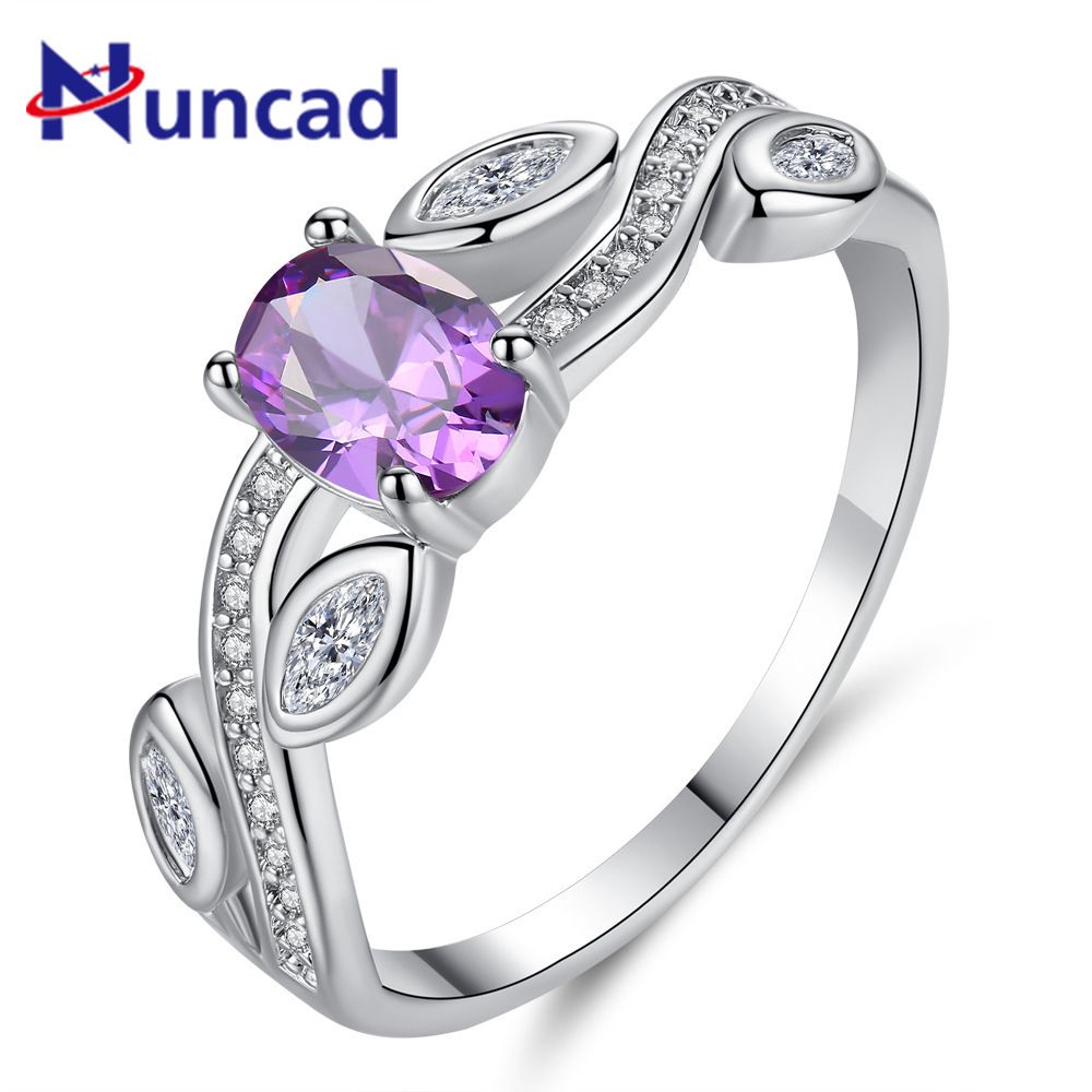 Schmuck Verlobungsring Silber Ring Schmuck Amethyst Edelstein Hochzeit Schmuck