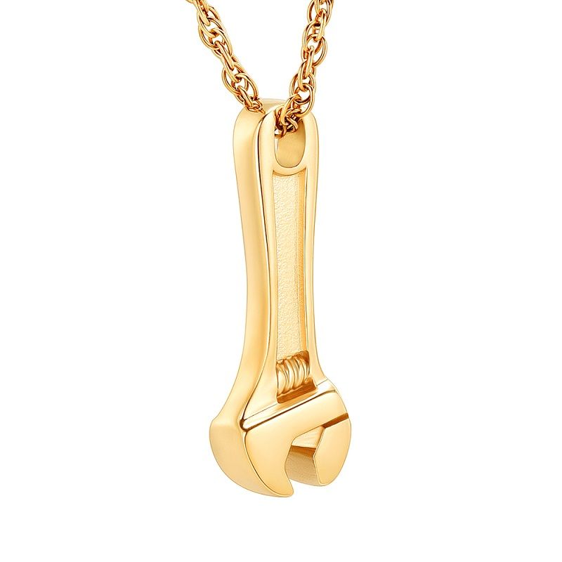 Wholesale IJD10528 Gold Wrench 