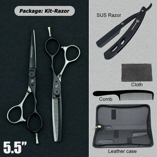 5.5 Blacksilver kit with razor