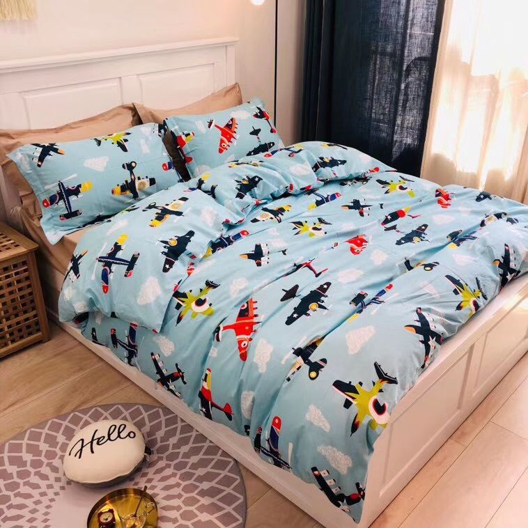 kids brushed cotton bedding